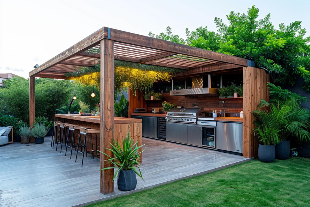 Aménager une cuisine d'été avec pergola : conseils et idées