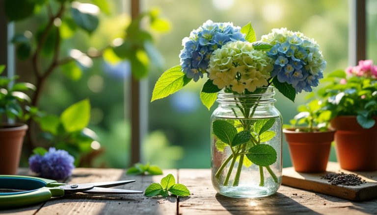 découvrez comment réussir facilement le bouturage d'hortensia dans l'eau grâce à une méthode simple et efficace. suivez nos conseils pour obtenir de belles nouvelles plantes en quelques étapes !